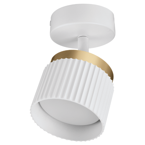 Светильник WOLTA WSL-GX53/19WG-2 под лампу GX53 Белый / Золотой MUSE - фото 1.