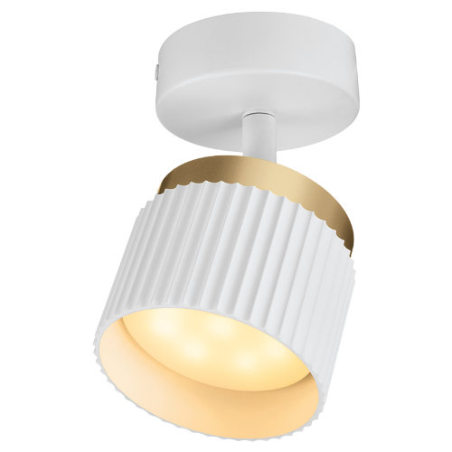 Светильник WOLTA WSL-GX53/19WG-2 под лампу GX53 Белый / Золотой MUSE - фото 5.