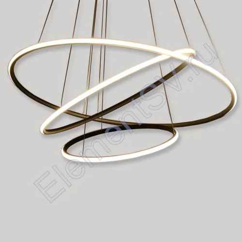 Светодиодная люстра LC-011-AC14-R01-B-180W PA47 (180W, day white) - фото 2.