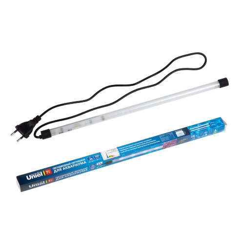ULT-P80-7W/10000K IP66 CLEAR Светильник для аквариумов светодиодный линейный, 405мм. Пластик. Спектр для аквариума. TM Uniel - фото
