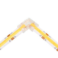 Коннектор WOLTA WLS-3PIN-CCT-COB-10MM-L угловой для ленты COB CCT шириной 10мм, комплект 3шт.