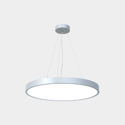 Светильник потолочный NX серебро, 80 Вт, DL-NEFRIT900-80-SL-NW-DALI 006294