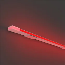 Гибкий неон 10x4 24В 9,6 Вт/м Red IP67 5м (Белый)