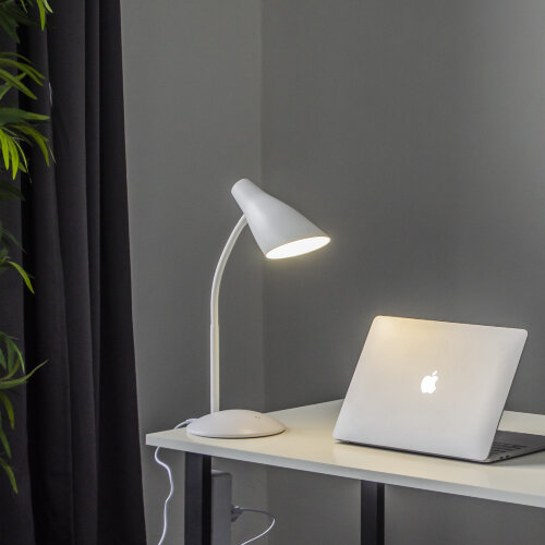 TLD-562 White-LED-360Lm-4500K-Dimmer Светильник настольный, 5W, Сенсорный выключатель, Белый - фото 3