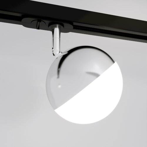 Basic System Трековый светильник GX53 Glob (Хром) - Фото 5