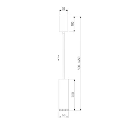 Подвесной светодиодный светильник 50244 LED (062417)
