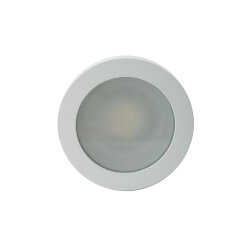 Встраиваемый светильник влагозащ., IP 44, 50 Вт, GU10, белый, алюминий, Denkirs DK3012-WH