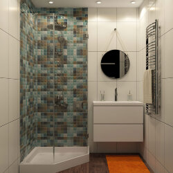 Встраиваемый светильник влагозащ., IP 44, 50 Вт, GU10, белый, алюминий, Denkirs DK3012-WH