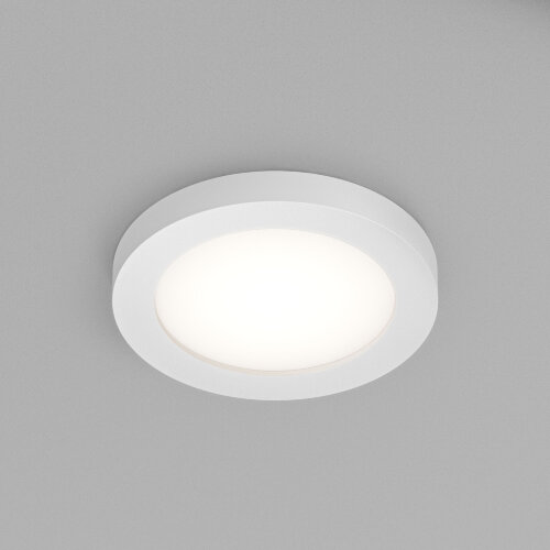 DK3012-WH Встраиваемый светильник влагозащ., IP 44, 50 Вт, GU10, белый, алюминий.