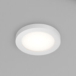 Встраиваемый светильник влагозащ., IP 44, 50 Вт, GU10, белый, алюминий, Denkirs DK3012-WH