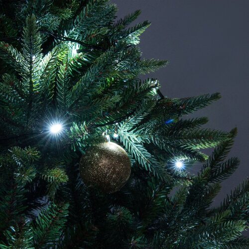 Праздничная гирлянда нить белый 5м IP20 - фото 1