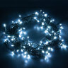 Новогодняя гирлянда нить белый 5 м IP20 - Фото 5