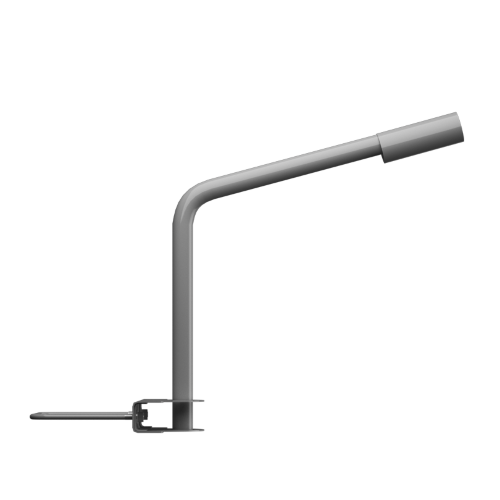 Кронштейн приставной для консольного светильника К1П-0,3-0,35-1-0,12х0,6-С - фото 2.