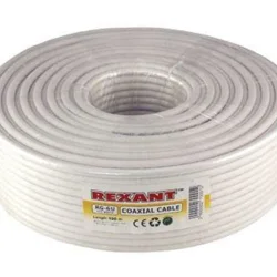 Кабель RG-6U+CU Cu/AL/Cu 48х0.12 75 Ом бухта Б (м) REXANT 01-2221