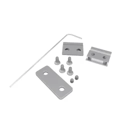 Комплект коннекторов для радиусного профиля (Серебро)