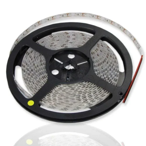 Светодиодная лента Standart class, 3528, 120led/m, Yellow, 12V, IP65 - фото I