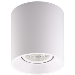 Светильник накладной IP 20, 10 Вт, GU5.3, LED, белый, пластик, Denkirs DK3040-WH