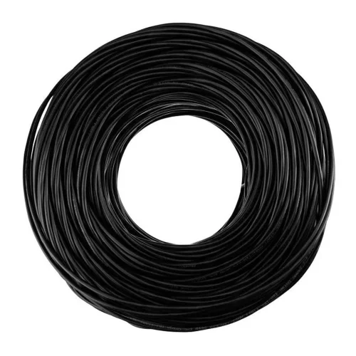 Кабель витая пара U/UTP кат.5E 4х2х24AWG solid CU PE Outdoor черн. (м) Rexant 01-0045 - фото 3