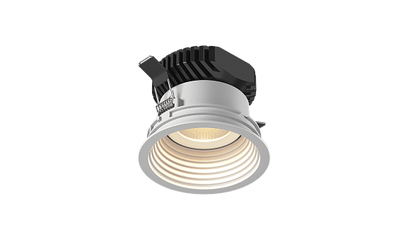 Корпус светильника потолочный встраиваемый  наклонный, Белый, IP20, COMBO-42-WH. Фото 2