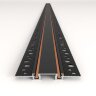 Шинопровод встраиваемый (2м) Flat Magnetic - Фото 3