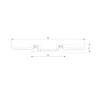 Шинопровод встраиваемый (2м) Flat Magnetic 85130/00 - фото 6