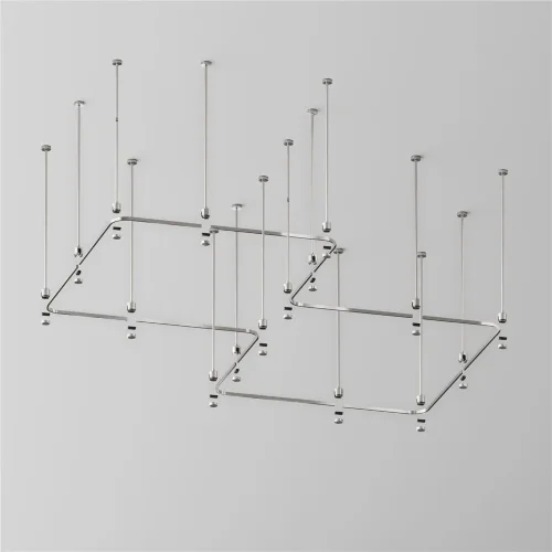 Радиусный коннектор для шинопровода Flarity платина (Платина) - фото