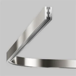 Радиусный коннектор для шинопровода Flarity платина (Платина)