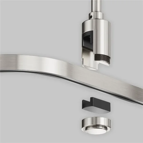 Радиусный коннектор для шинопровода Flarity платина (Платина) - фото 4