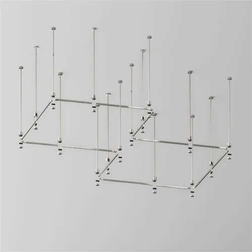 Радиусный коннектор для шинопровода Flarity платина (Платина) - фото 6