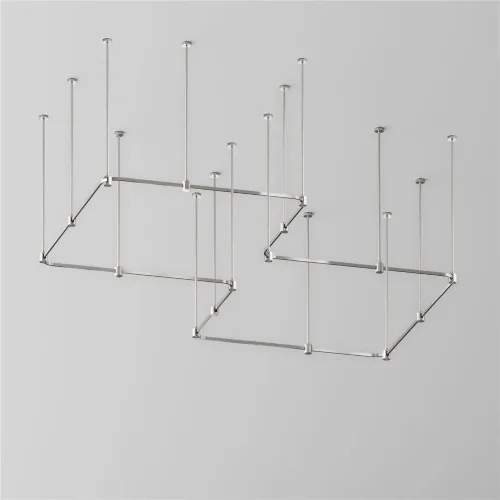 Радиусный коннектор для шинопровода Flarity платина (Платина) - фото 7