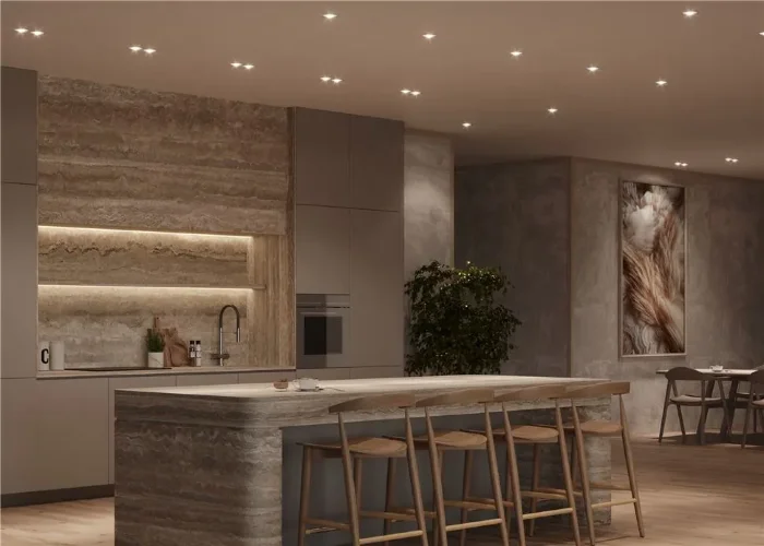 Встраиваемый светильник Intro для натяжного(ПВХ) потолка GX53 12Вт (Черный) - фото 12