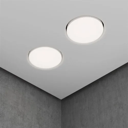 Встраиваемый светильник Intro для натяжного(ПВХ) потолка GX53 12Вт (Черный) - фото 17