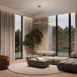 Подвесной светильник Radiance 3000К 80Вт (Золото)