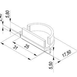 Заглушка для LC-LPV-0532 без отверстия