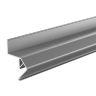 Профиль алюминиевый теневой WOLTA WAP-I-30/43/3000-A встраиваемый серый 30х43х3000мм для натяжных потолков (под гарпун) - фото 1.