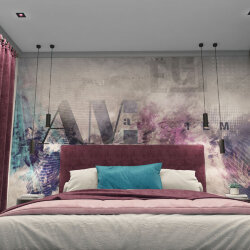 Встраиваемый светильник, IP 20, 10 Вт, GU5.3, LED, черный/розовый, пластик, Denkirs DK3071-BK+PI