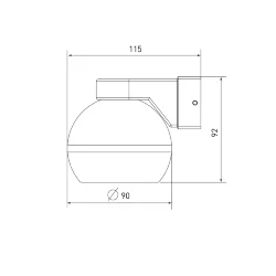 Настенный светильник MRL 1026 (061045)