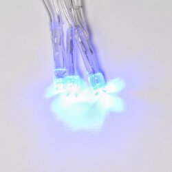 ULD-B6007-200-STK BLUE IP44 Бахрома светодиодная со статическим свечением, 6м, Соединяемая, 200 светодиодов, Синий свет, Провод прозрачный