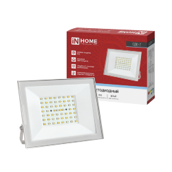 Прожектор светодиодный СДО-7 70Вт 230В 6500К IP65 белый IN HOME