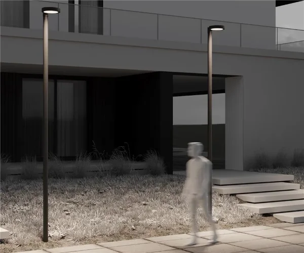 Парковый светильник Dion 3000К 50Вт IP 65 (Графит) - фото 3