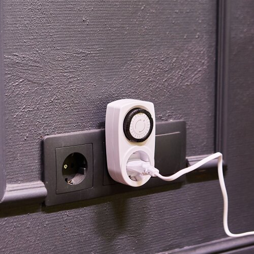 UST-M10 WHITE Таймер механический с розеткой, 220В, 12-24ч, 3500Вт - фото 5