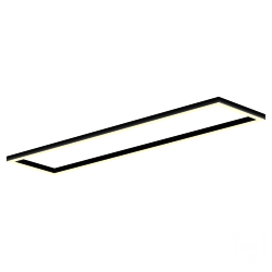 Светильник Рамка S50 (RAL9005/2498x617mm/LT70 — 3K/130W)