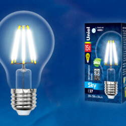 LED-A70-15W-4000K-E27-CL PLS02WH Лампа светодиодная, Форма A, прозрачная, Серия Sky, Белый свет 4000K.