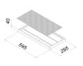 Универсальный офисный светодиодный светильник 40 Вт IP44 595x295x40 мм 4000K Призма - фото 2