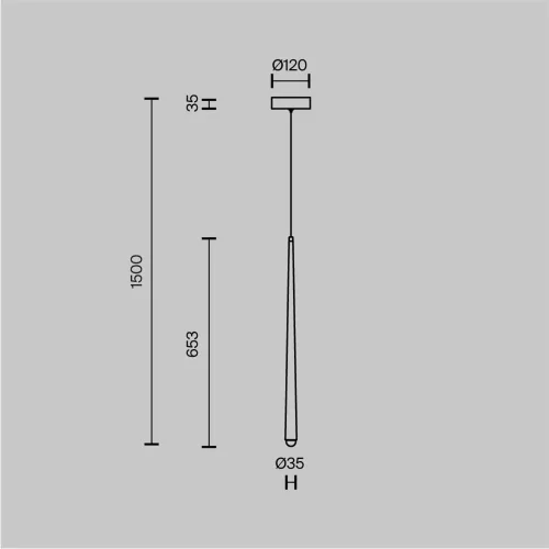 Подвесной светильник Cascade 2600-3500К 6Вт (Латунь) - фото 9
