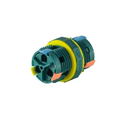 Муфта соединительная для 2-х кабелей 3pin/3pin, M20, винтовые зажимы, IP68
