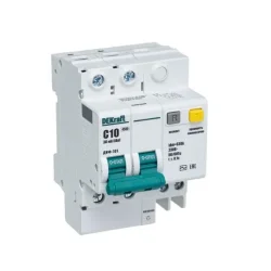 Выключатель автоматический дифференциального тока 2п C 10А 30мА тип AC 4.5кА ДИФ-101 4.5мод. DEKraft 15002DEK