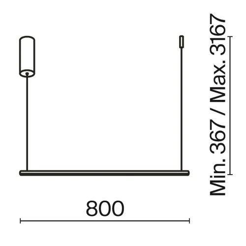 Подвесной светильник Halo 3000-4000К 10Вт (Черный) - фото 4