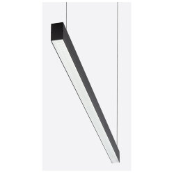 Линейный светильник 62W 2500mm 4000K, черный, Denkirs DK9254-BK
