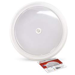 Светильник светодиодный СПБ-2Д-КРУГ 24Вт 230В 4000К 1700Лм 310мм с настраиваемым датчиком белый IN HOME